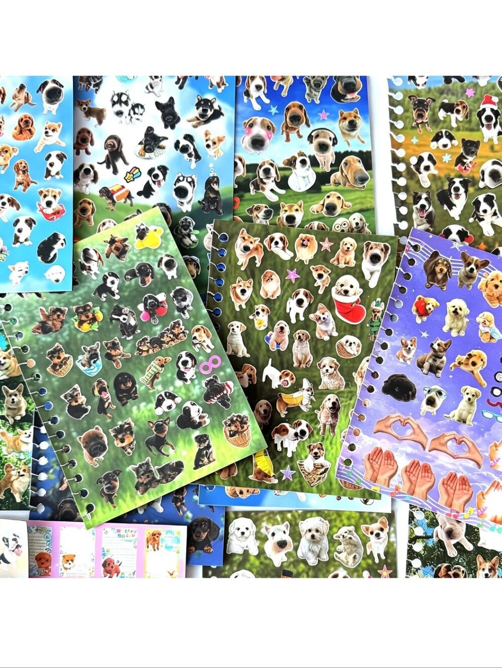 Collection Sticker Puppy Notebook - Pink - Picture 4 of 4
